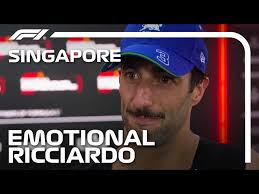 Emotional Daniel Ricciardo Post-Race Interview