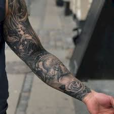 Compass and clock with world map tattoo ideas for men and women. 1001 Ideas For Beautiful Sleeve Tattoos For Men And Women