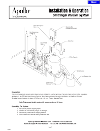 Avc Centrifugal Vacuum System Manualzz Com