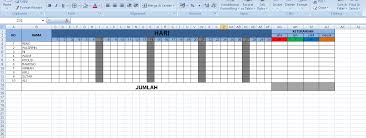 Add a watermark in excel article. Cara Membuat Absensi Kerja Karyawan Dengan Format Excel