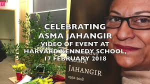 Full video: Celebrating Asma Jahangir @Harvard, 17 Feb 2018