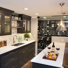 We turned our outdated wet bar into a beautiful farmhouse style coffee bar! 75 Beautiful Home Bar With Glass Front Cabinets Pictures Ideas July 2021 Houzz