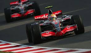 2008 World Champion Lewis Hamilton In A Mclaren Mercedes