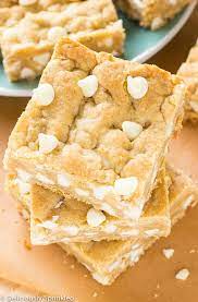 White Chocolate Blondies The Recipe Critic Chocolate Blondies Chocolate Blondies Recipe Quick Dessert Recipes