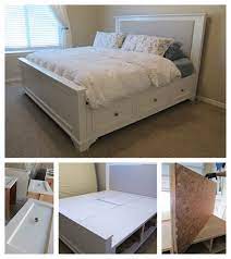 Diy king size platform bed with storage. Creative Diy King Size Bed