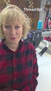 This saves time and frustration of rethreading! #adriagoodlongarmquilting  #quiltcoachchick #freemotionquilting #longarmquilting #bernina