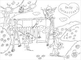 A giant coloring page for valentine's day, it's a big heart shaped candy land! Playground Scene Coloring Page Valentines Day Coloring Page Valentine Coloring Pages Valentine Coloring