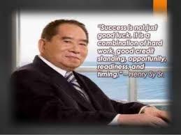 Henry sy (full name henry t. Henry Sy Quotes Home Facebook