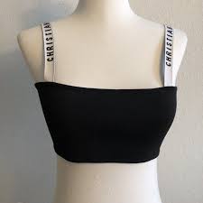 80% viscose, 18% polyamide, 2% spandex elasticated christian dior j'adior band stretch knit viscose shorts with matching triangle bra. Dior Intimates Sleepwear Christian Dior Jadior Bralette Black Size S Poshmark
