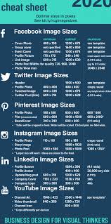 The Ultimate Social Media Cheat Sheet Image Sizes For 2020 In 2021 Social Media Cheat Sheet Instagram Followers Social Media Images Sizes