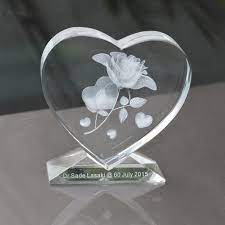 It's best to have the wedding gift shipped to the couple's home. Personalized Wedding Gift Crystal Cube With Led Light Base Glass Rose For Engraved Image Buy Heart Crystal Showpieces Crystal Gift Personalized Decorative Crystal Showpiece Product On Alibaba Com