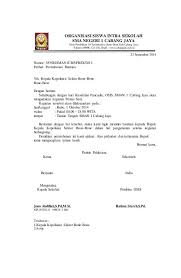 Contoh Surat Dinas Osis Di 2021 Sekolah Surat Belajar