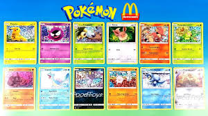 2019 Mcdonald S Pokemon Cards Happy Meal Toys Full Set 12 Holo Tcg Trading Cards Nintendo Kids Unbox Youtube