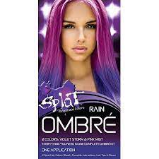 Splat Complete Kit Ombre Rain Semi Permanent Purple Pink Hair Dye With Bleach Walmart Com Splat Hair Color Dyed Hair Ombre Splat Hair Dye