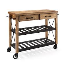 Get 5% in rewards with club o! Crosley Furniture Roots Rack Industrial Kitchen Cart Bellacor