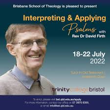 Brisbane School of Theology: Interpreting & Applying Psalms — Mathew Hale  Public Library