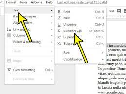 How To Draw A Line Through Text In Google Docs - Live2Tech
