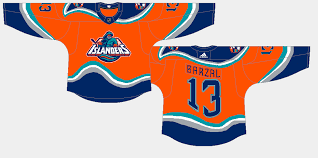 Also the devils will be debuting their green reverse retro uniforms. Islanders Orange Fisherman Reverse Retro Concept Newyorkislanders