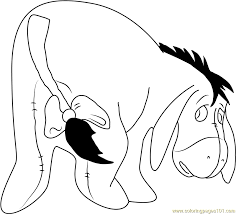 You can color your choice online with the interactive coloring machine or print to decorate at home. Eeyore In Winnie The Pooh Coloring Page For Kids Free Eeyore Printable Coloring Pages Online For Kids Coloringpages101 Com Coloring Pages For Kids