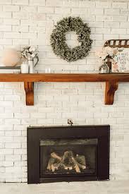 Install A Mantel On Brick Fireplace