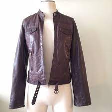 Naf Naf Leather Moto Jacket Clothes Design Leather Moto Jacket Jackets