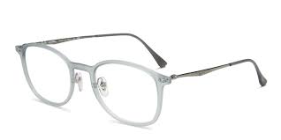 Ray Ban Glasses Black And Clear Ray Ban 7051 Clear Gray By Glassesusa Com Buy Glasses Online Glasses Prescription Eyeglasses