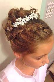 33 Cute Flower Girl Hairstyles 2020 Update Flower Girl Hairstyles Kids Hairstyles For Wedding Girls Updo Hairstyles