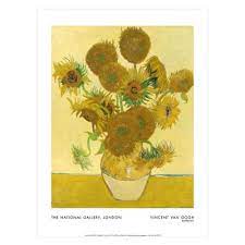 He was so passionate that. Sunflowers Poster National Gallery Shop