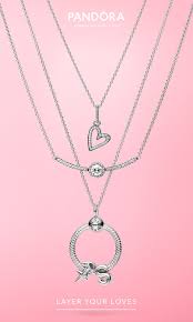 Layer Your Loves In 2020 Pandora Necklace Stacked Jewelry Trending Necklaces