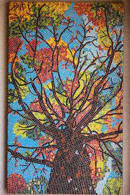 Making Detailed Mosaics Using Uncut Tile How To Mosaic Mosaic Art Tree Mosaic Glass Mosaic Tiles