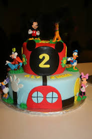 Mickey Mouse Birthday Cake For 2 Year Old Boy Mickey Mouse Birthday Cakes For Boys Mickey Mouse Birthday Cake Cool Birthday Cakes Childrens Birthday Cakes