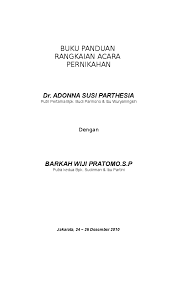 Kata sambutan serah terima pengantin terbaru apps on google play. Doc Buku Panduan Pernikahan Donna Tomo Doc Adonna Susi Academia Edu