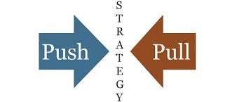 difference between push and pull strategy with comparison