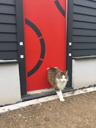 Claustra Sur Mesure Avec Une Chatiere Integree Claustra Pergola Sur Mesure Et Abri Voiture