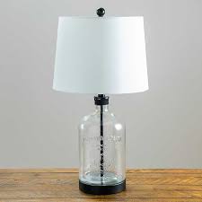 4.3 out of 5 stars. Glass And Metal Mason Jar Table Lamp Kirklands