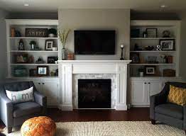 Instructions To Build This Fireplace Mantel With Built In Cabinets And Bookshelves Shak Built In Shelves Living Room Living Room Built Ins Fireplace Built Ins