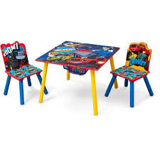 Blaze And The Monster Machines Table Chair Set With Storage By Delta Children Walmart Kids Table Chair Set Kids Table And Chairs Blaze The Monster Machine