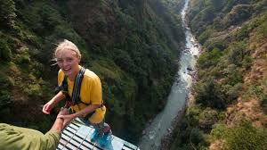 The launching pad is usually erected on a tall structure such as a building or crane, a bridge across a deep ravine, or on a natural geographic feature such as a cliff. Bungee Jumping