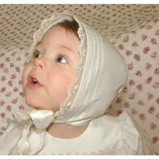 Little Darlings G3132 Lilly Royal Pure Silk Christening Gown and Bonnet  IVORY SILK