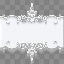 Lace Pattern Border Frame Card Lace Pattern Frame