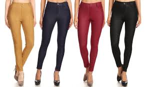 Up To 80 Off On Womens Cotton Blend Jeggings Groupon Goods