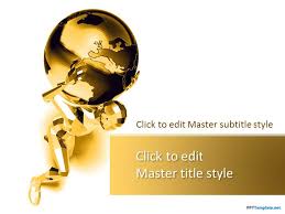 Microsoft powerpoint isn't just for presentations—it also provides all of the creative tools you need to design a beautiful poster. Free Gold Global Ppt Template