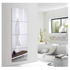 A frameless mirror does not have this problem and can easily be used in a space of any theme or style. Amazon Com Huimei2y Set Of 4 Wall Mirror For Full Length Body Mirror Large Door Long Mirror Tiles Wall Mounted Big Gym Mirror For Home Gym Wall Decor 12 Inch Kitchen Dining
