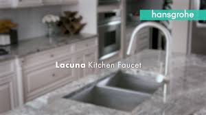hansgrohe lacuna pull down kitchen faucet