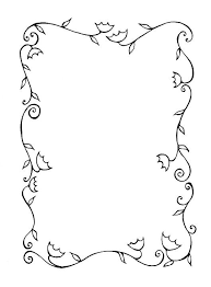 Flowers Borders Pencil Drawings Of Flowers Pencil Drawings Fabric Journals