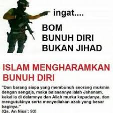 Kehidupan manusia yang dijalani ini bukanlah hak milik pribadinya. Ingat Bom Bunuh Diri Bukan Jihad