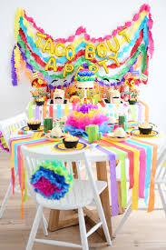 Cook the carnitas in the slow cooker the day before. Taco Bout A Party Fiesta Party Ideas Pink Peppermint Design