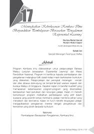 Arus globalisasi telah menyebabkan pelbagai budaya warisan rakyat malaysia semakin terhakis. 2