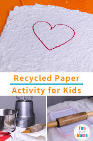 Hand out the paper to the kids. Recycled Paper Activity For Kids A Fun Paper Making Process Fun With Mama
