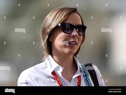 Williams Vice Team principio Claire Williams con il pilota della Williams  per il 2017 Lancia passeggiata (sinistra) e Valtteri Bottas durante il 2017  driver di Formula Uno in linea fino a Williams